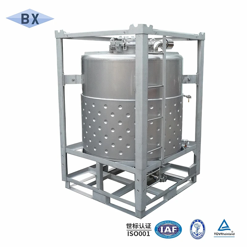 Insulated Stainless Steel Chemical Storage Tank